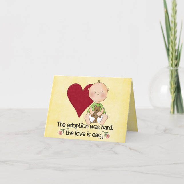 Adoption Karte (Vorderseite)