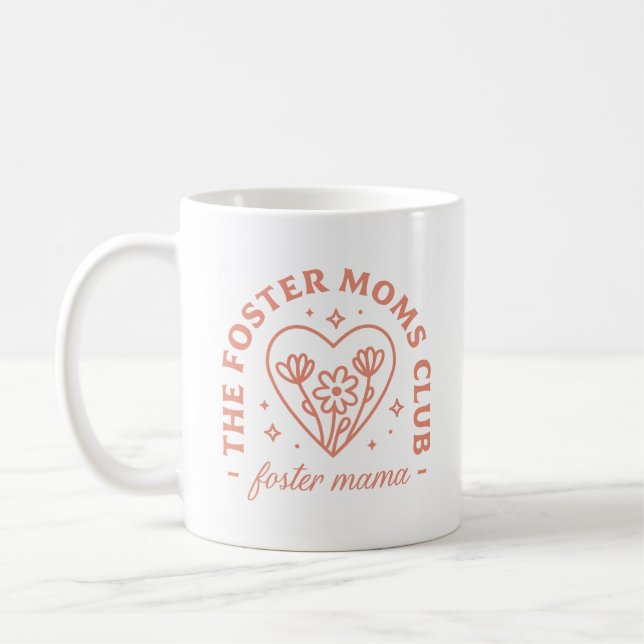 Adoption Mama Mama Mama Mama Day niedlich Kaffeetasse (Links)