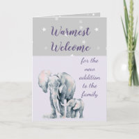 Adoption Neuer Zusatz Niedlich BabyElefant