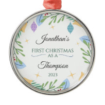 Adoption Ornament Personalisiert als Erstes Weihna