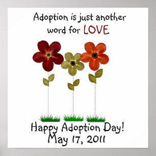 Adoption-Tagesposter Poster