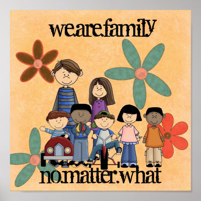 Adoption-Tagesposter Poster (Vorne)