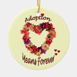 Adoption verzieren für immer keramik ornament