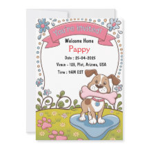 Adoption von Haustieren Einladung