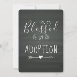 Adoption von Pflegesorgfalt Announcment- Party Einladung