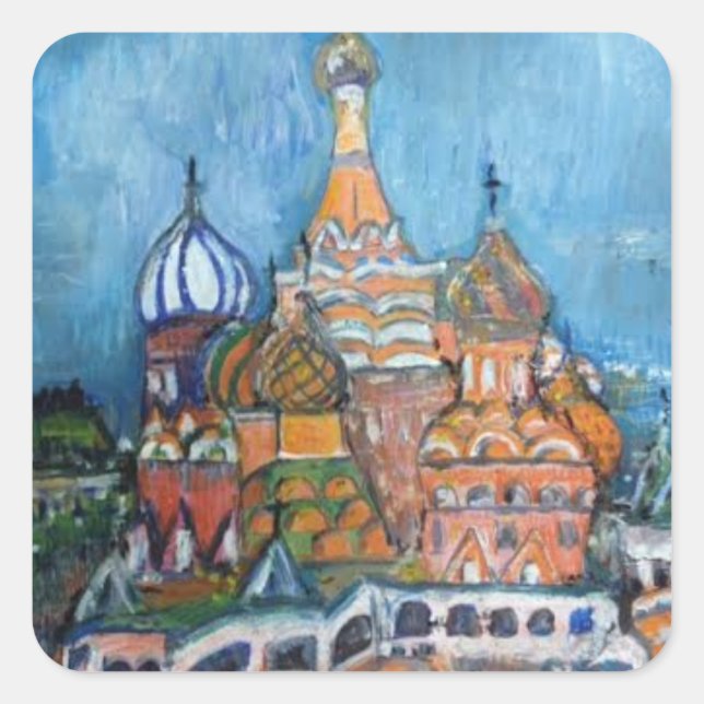 Adoption "Von Russland" St. Basils Aufkleber (Vorderseite)