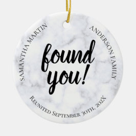 Adoption Wiedersehen Keramik Ornament