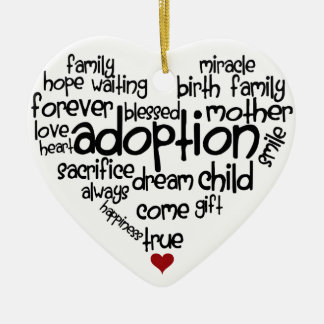 Adoption-Wörter Keramikornament