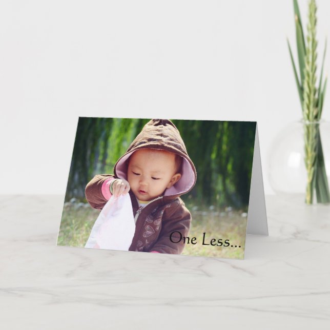 Adoptions-Glückwunsch-Karte Karte (Vorderseite)