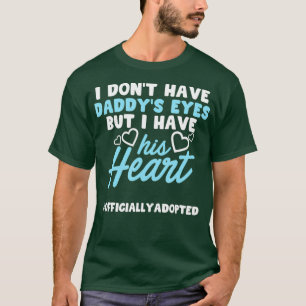 Adoptionsankündigungs-Tag Familienschenkungen Papa T-Shirt