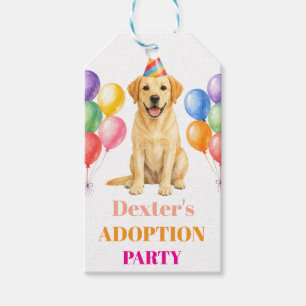 Adoptionsfeier Gotcha-Tag Labrador Hund Haustier Geschenkanhänger