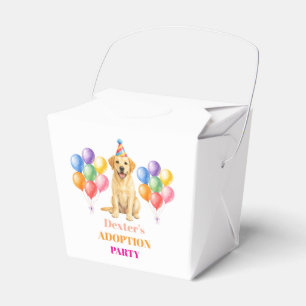 Adoptionsfeier Gotcha-Tag Labrador Hund Haustier Geschenkschachtel