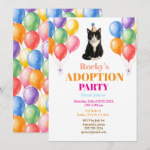 Adoptionsfeier Gotcha-Tag Smoking-Katze Haustier