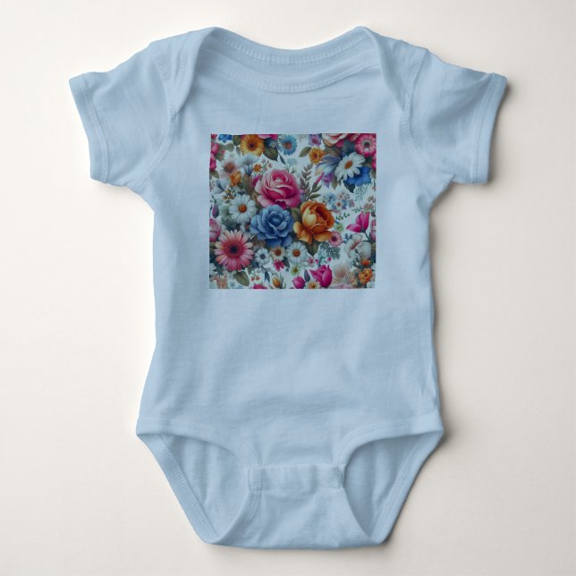 "Adorabl Bodysuit - weich, stilvoll und komfortabe Baby Strampler (Vorderseite)