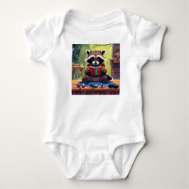 Adorable Adventures of a Niedlich Raccoon Baby Strampler