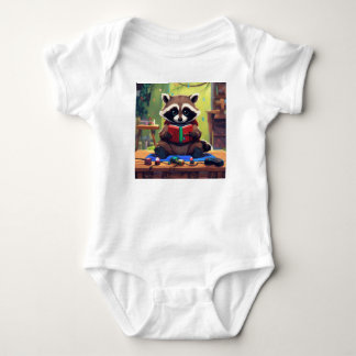 Adorable Adventures of a Niedlich Raccoon Baby Strampler