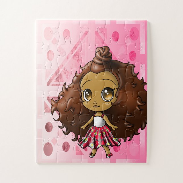Adorable African American Girl (Vertikal)
