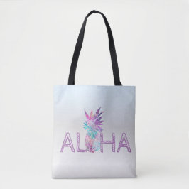Adorable Aloha Hawaiian Ananas, Silber Tasche
