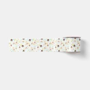 Adorable Angels and Stars Kunst, Dichtung und Musi Satinband