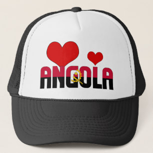 Adorable Angola Flag hört Patriotic Truckerkappe