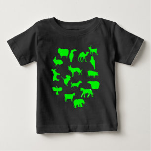 Adorable Animal Collage Baby Bodysuit Perfektes Ge T-shirt
