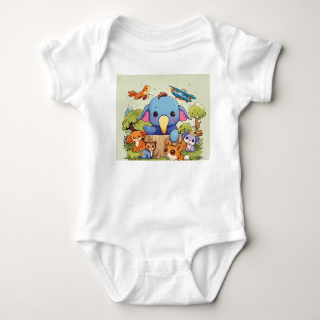 Adorable Animal Edition Babysuit Baby Strampler (Vorderseite)
