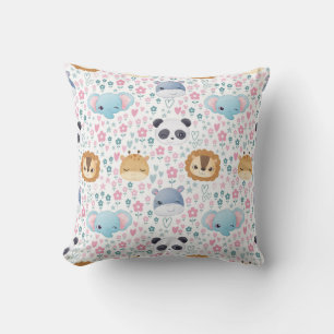 Adorable Animal Faces Kissen