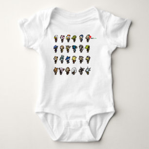 Adorable Animal Friends Baby Bodysuit Baby Strampler
