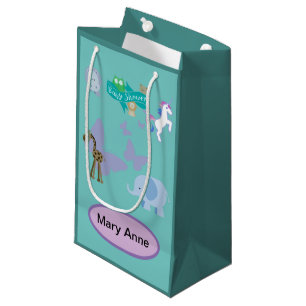 Adorable Animal Friends Kinderdusche Türkis Kleine Geschenktüte