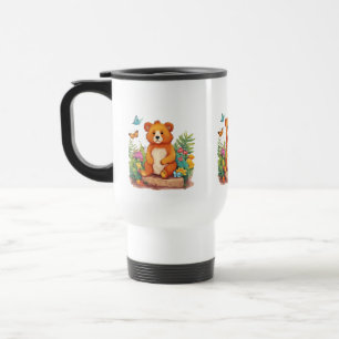 Adorable Animal-Themed Travel Mug - 15 oz Reisebecher