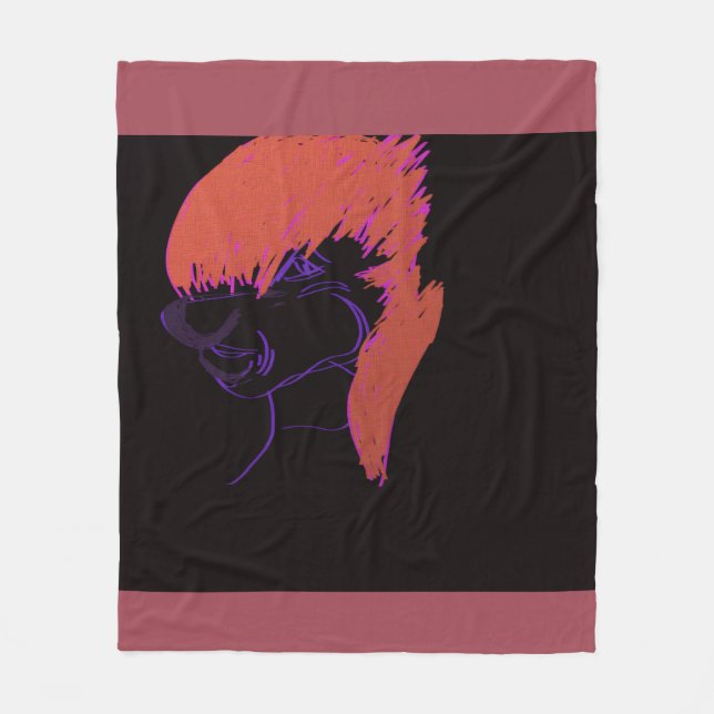 Adorable Animation Character  Fleecedecke (Vorderseite)