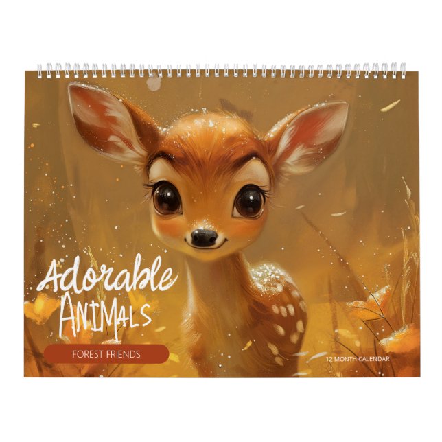 Adorable Animes: Waldfreunde 2 Kalender (Titelbild)