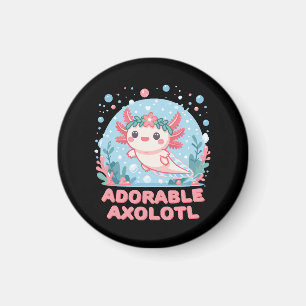 Adorable Axolotl Wasserdichte Magnet