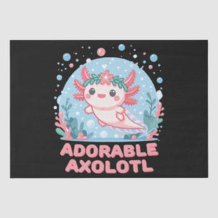 Adorable Axolotl Wasserdichte Seidenpapier