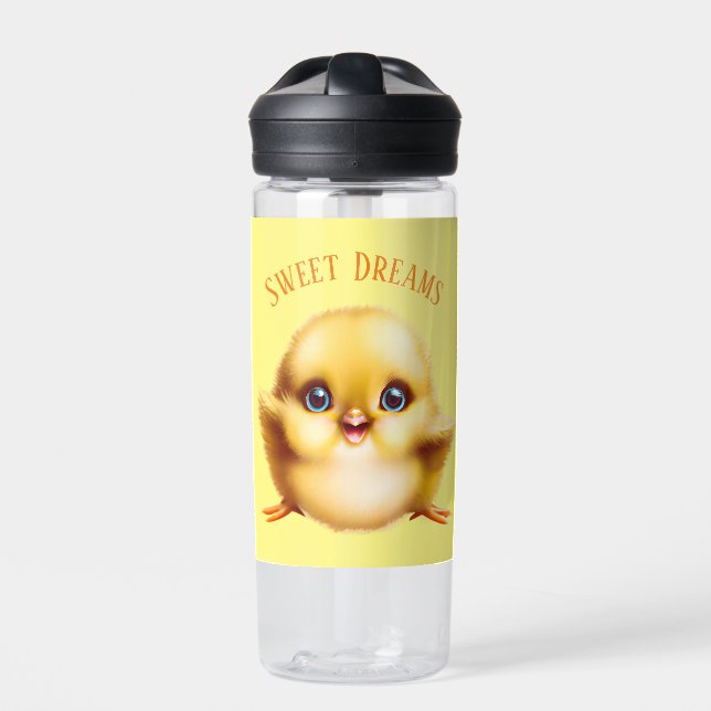 Adorable Baby Chick Trinkflasche (Vorderseite)