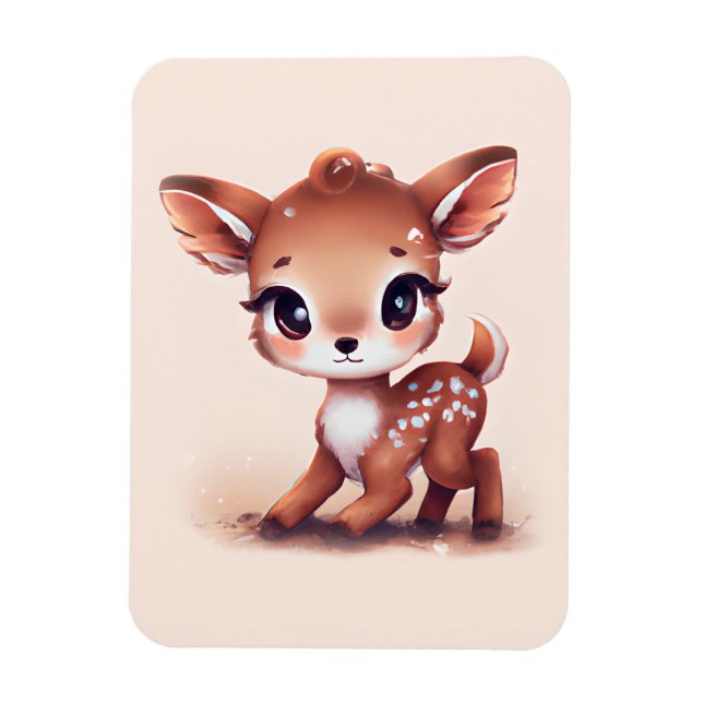 Adorable Baby Deer Magnet (Vertikal)