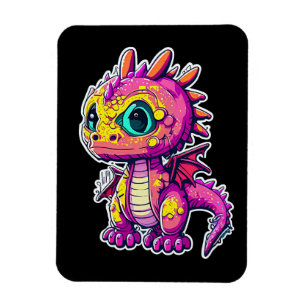 Adorable Baby Dinosaur Jurassic Joy Magnet