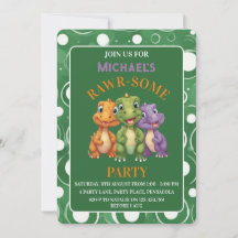 Adorable Baby Dinosaurier's Party