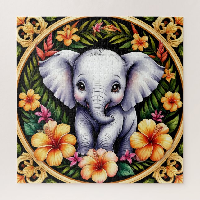 Adorable Baby Elephant (Vertikal)