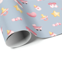 Adorable Baby Girl Gift Wrap