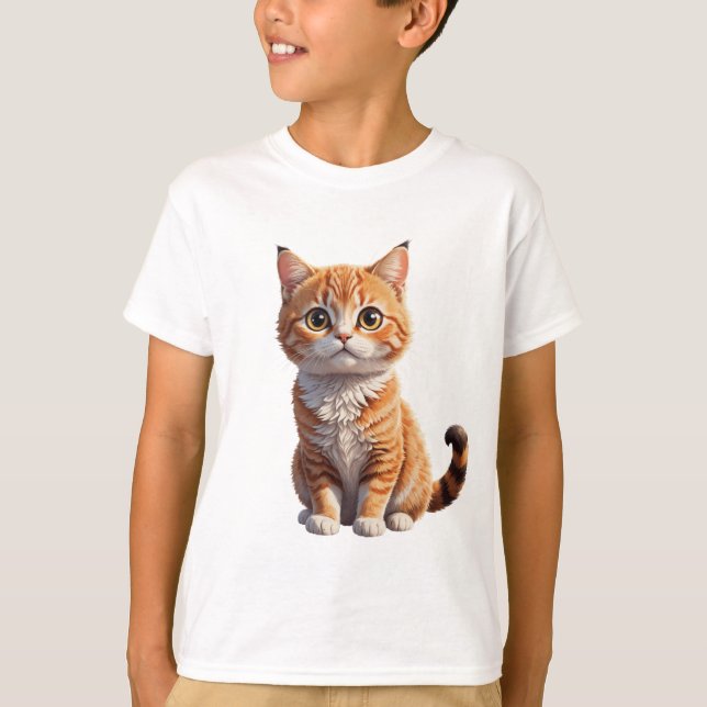 Adorable Baby Kitten T - Shirt (Vorderseite)