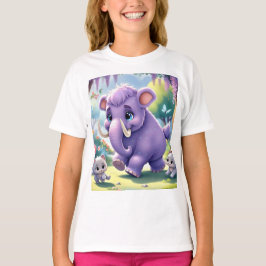 Adorable Baby Mammot Design T-Shirt