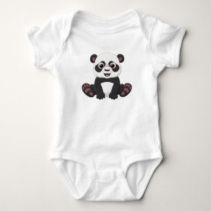 Adorable Baby Panda Liebe Strampler