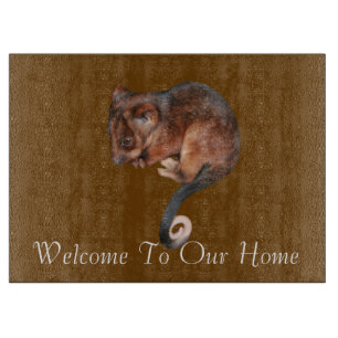 Adorable Baby Ringtail Possum in Australien Schneidebrett