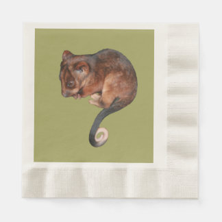 Adorable Baby Ringtail Possum in Australien Serviette