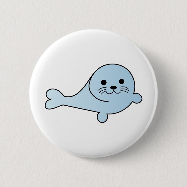 Adorable Baby Siegel Button (Vorderseite)