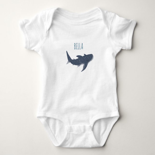 Adorable Baby unter dem Namen Whale Shark Baby Strampler (Vorderseite)