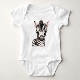 Adorable Baby Zebra Strampler
