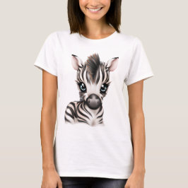 Adorable Baby Zebra T-Shirt