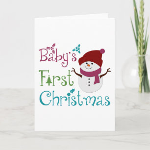 Adorable Babys Erste Weihnachten
